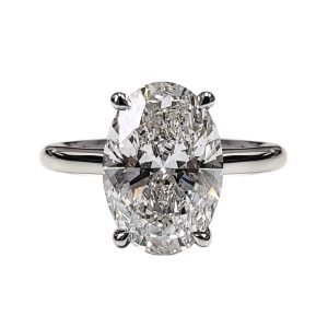 Oval Shaped 4 Prong Classic