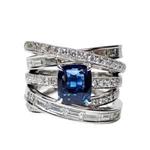 Cushion Sapphire Diamond
