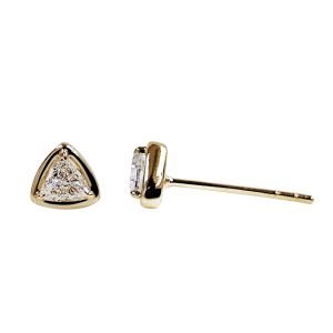Triangular Prong Gold